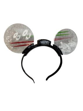 Disney Parks Star Wars Light-Up Mickey Ears Headband Works